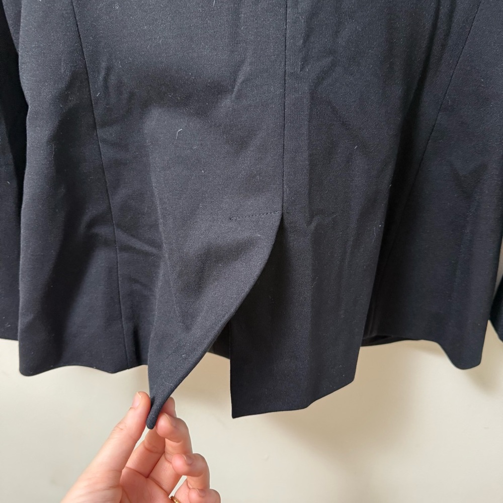 LOFT Black Tailored Blazer with Notched Lapels - Picture 10 of 12